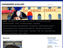 Tablet Screenshot of carabinieriausiliari.com